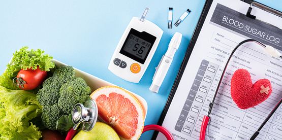 Educational diagram of diabetes - placeholder